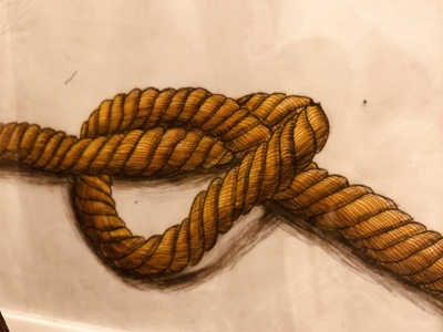 Rope watercolor