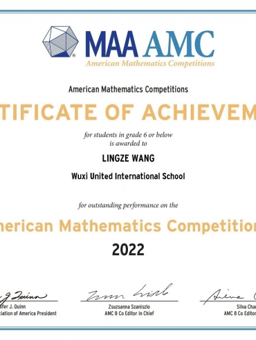 American MAthematics Competitions  2022