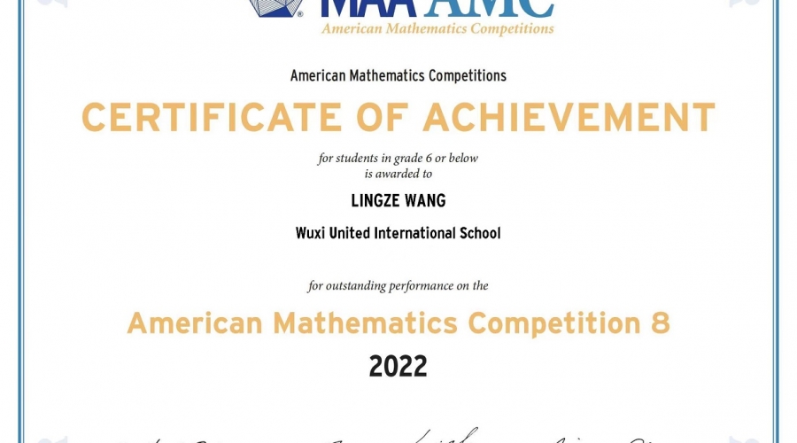 American MAthematics Competitions  2022